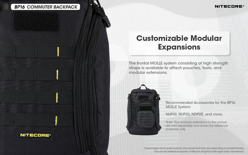 NITECORE BP16 Multi-Purpose Modular Backpack 16L