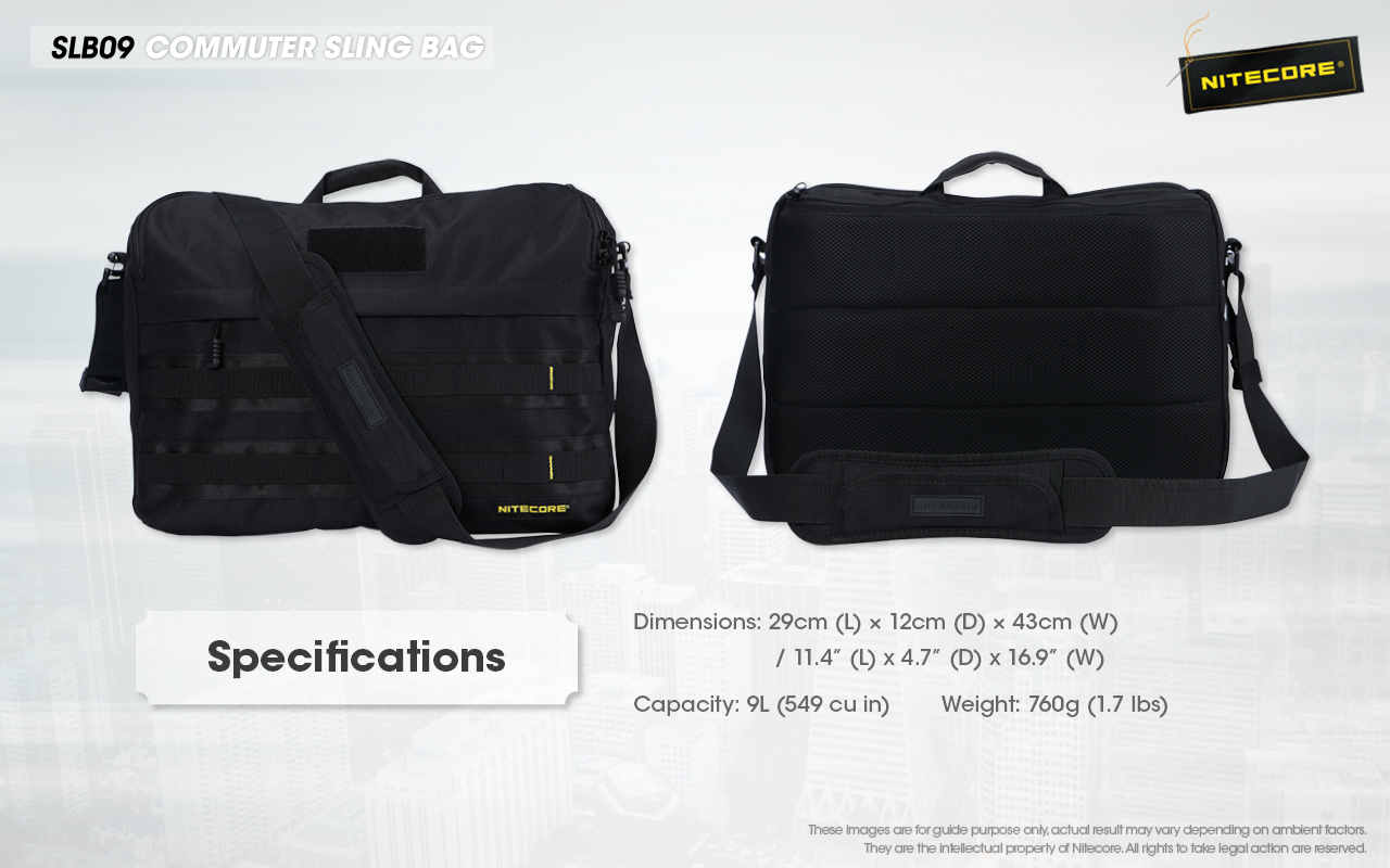 NITECORE SLB09 Commuter Sling Bag 9L