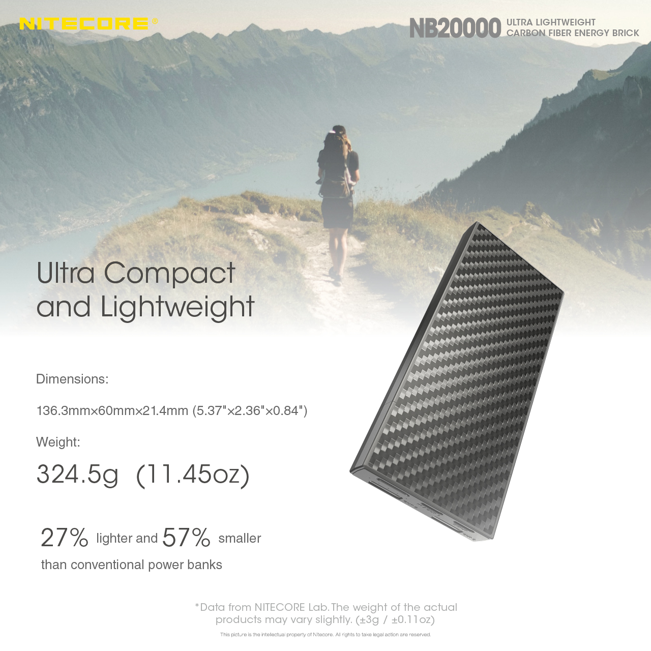 NITECORE NB20000 Gen II Power Bank 20000mAh