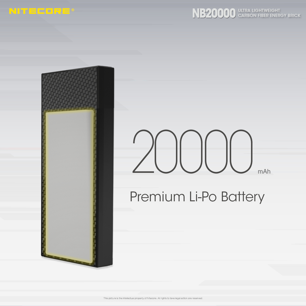 NITECORE NB20000 Gen II Power Bank 20000mAh