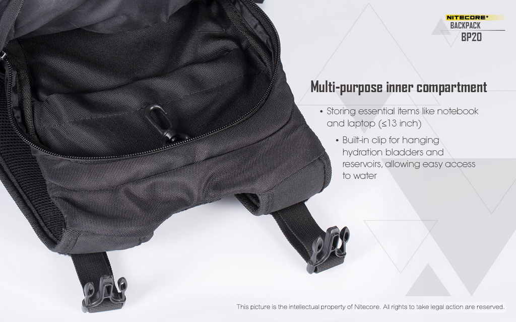 NITECORE BP20 Multi-Purpose Tactical Backpack 20L