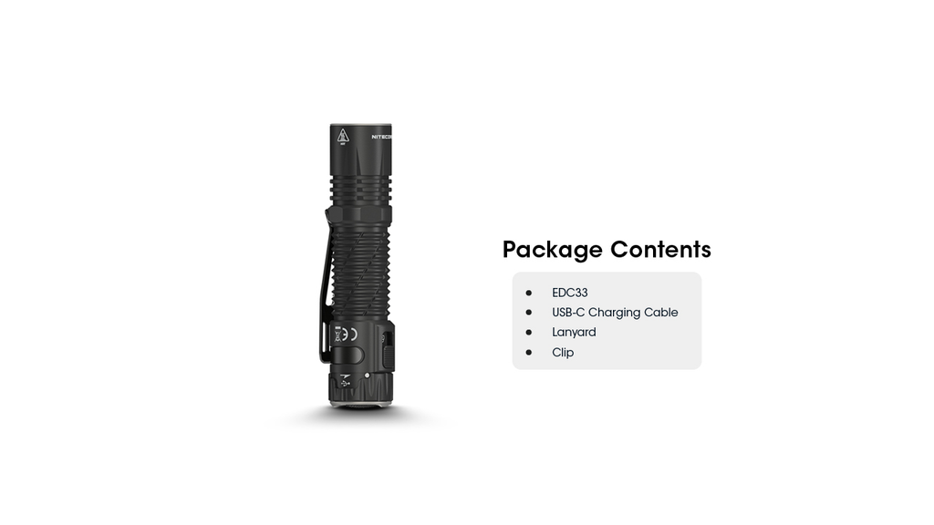 NITECORE EDC33 Flashlight 4000LM