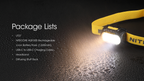 NITECORE UT27 Headlamp 800LM – Pro Package