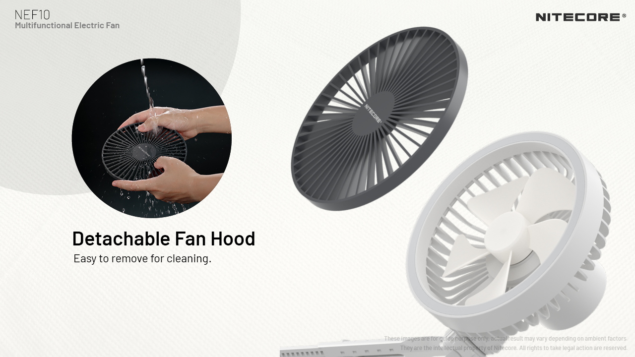 NITECORE NEF10 Multi-Purpose Portable Fan Built-in Battery 10000mAh