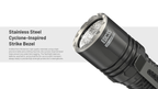 NITECORE EDC35 Tactical Flashlight 5000LM
