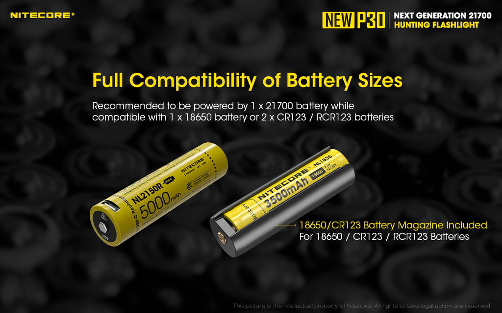 NITECORE P30 Flashlight 1000LM