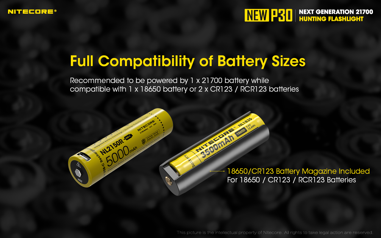 NITECORE P30 Flashlight 1000LM
