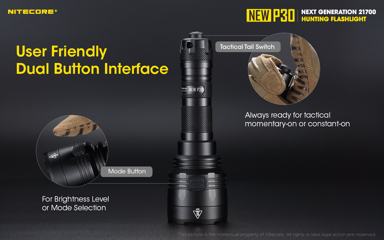 NITECORE P30 Flashlight 1000LM