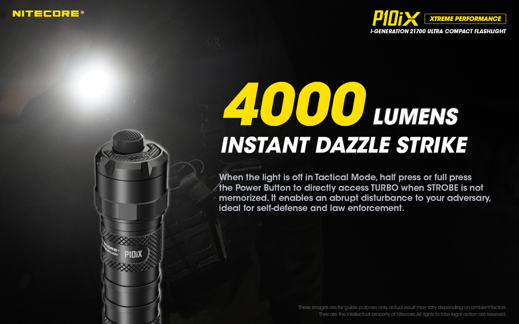 NITECORE P10iX Flashlight 4000LM