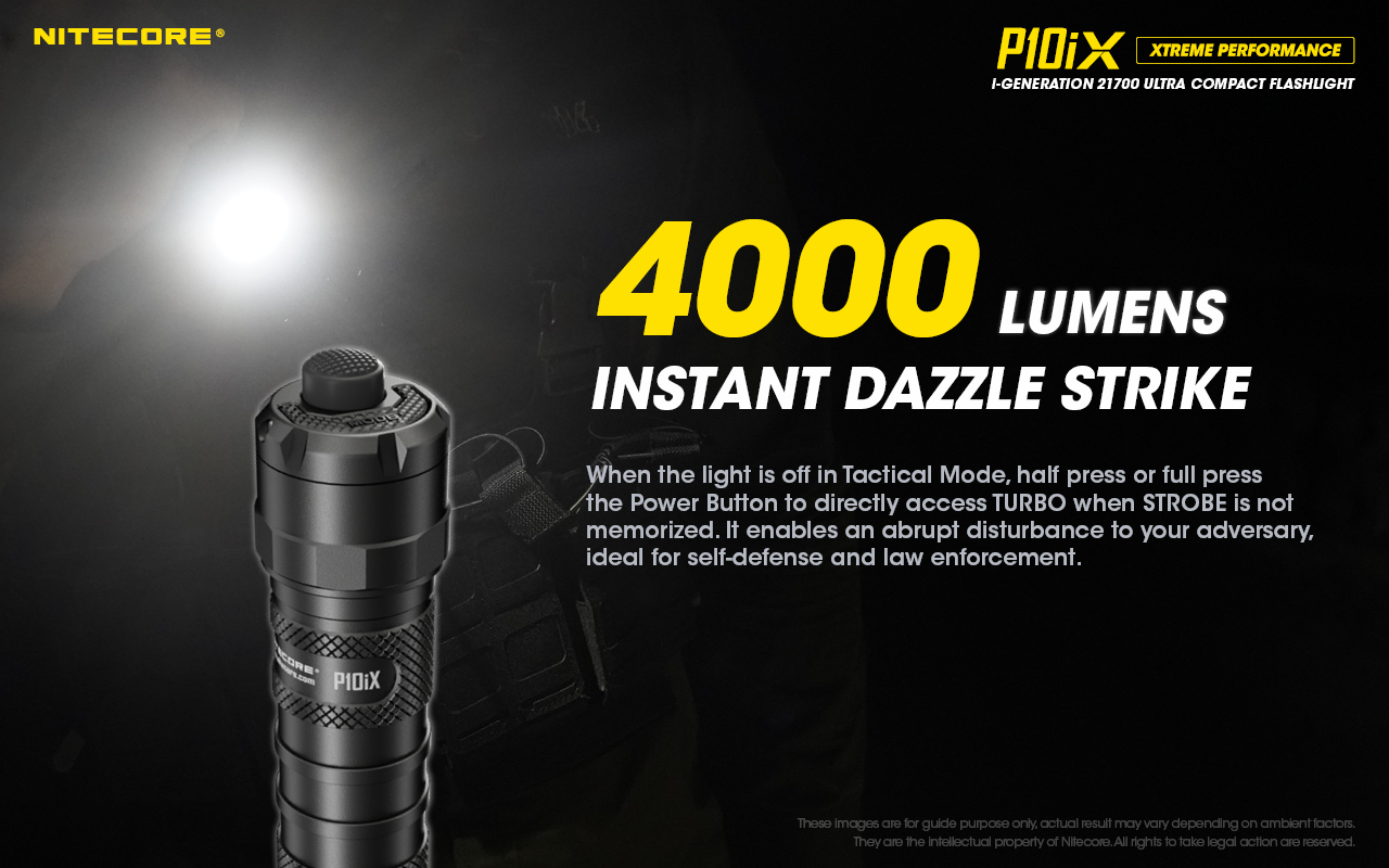 NITECORE P10iX Flashlight 4000LM