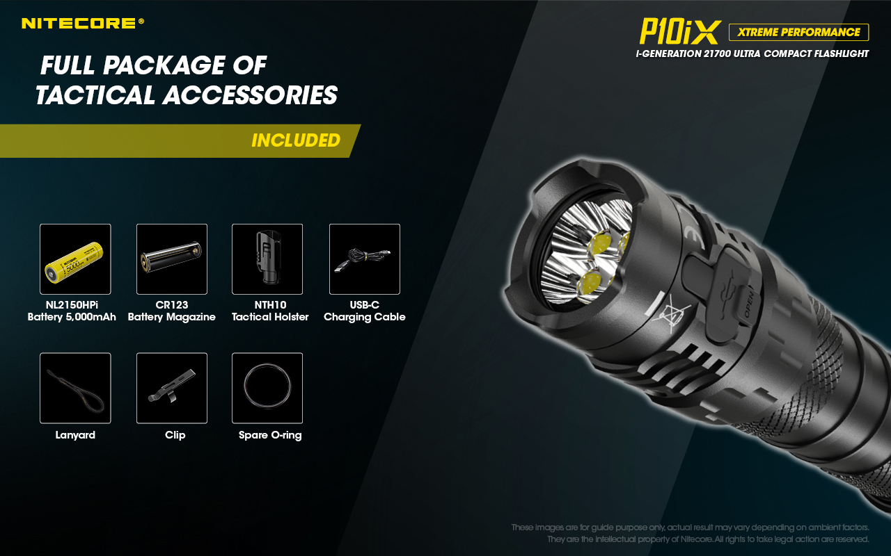 NITECORE P10iX Flashlight 4000LM