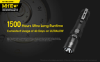 NITECORE MH10 V2 Flashlight 1200LM