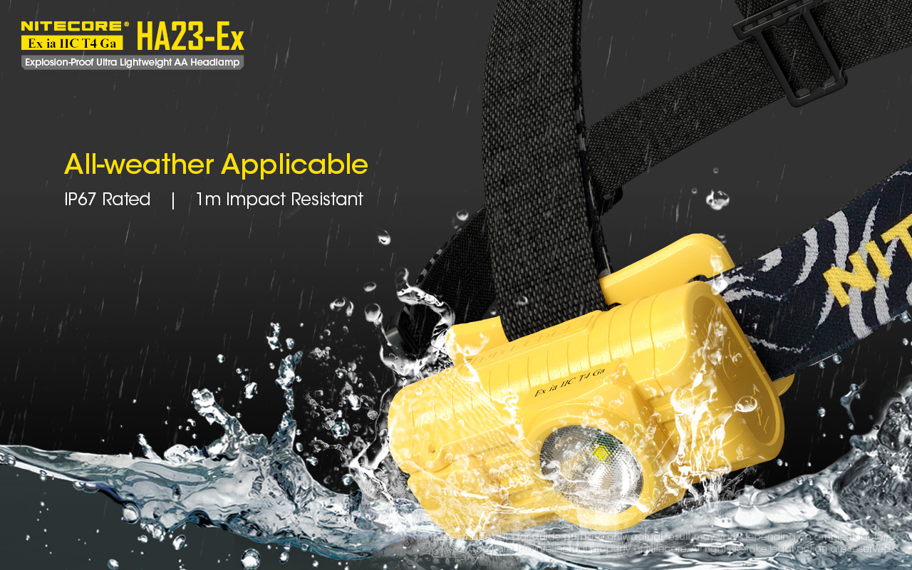 NITECORE HA23-EX Explosion-Proof Headlamp 100LM