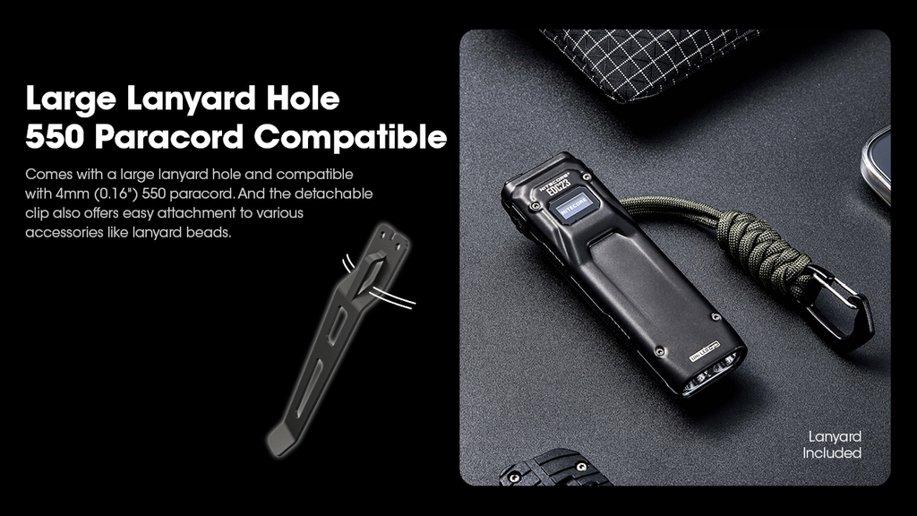 NITECORE EDC23 Ultra-Slim Flashlight 2500LM