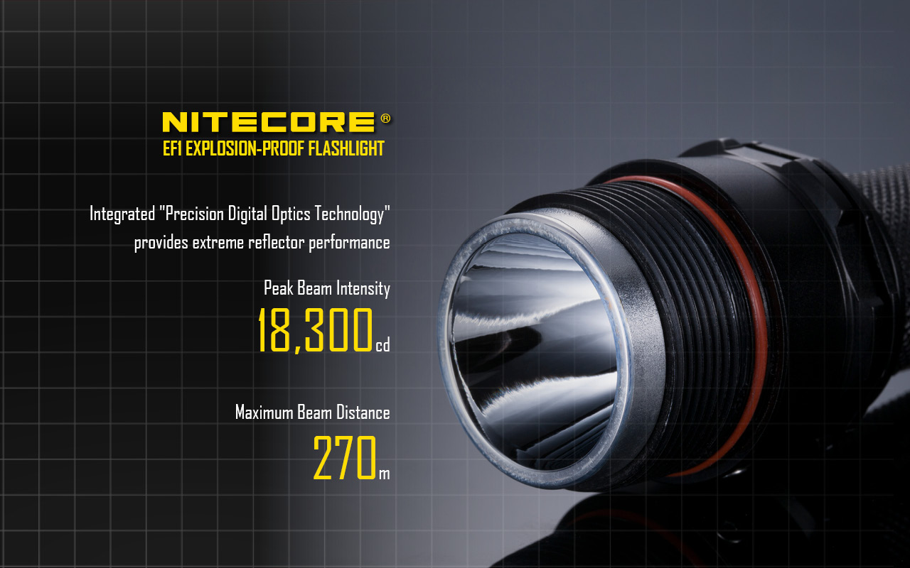 NITECORE EF1 Explosion-Proof Flashlight 830LM