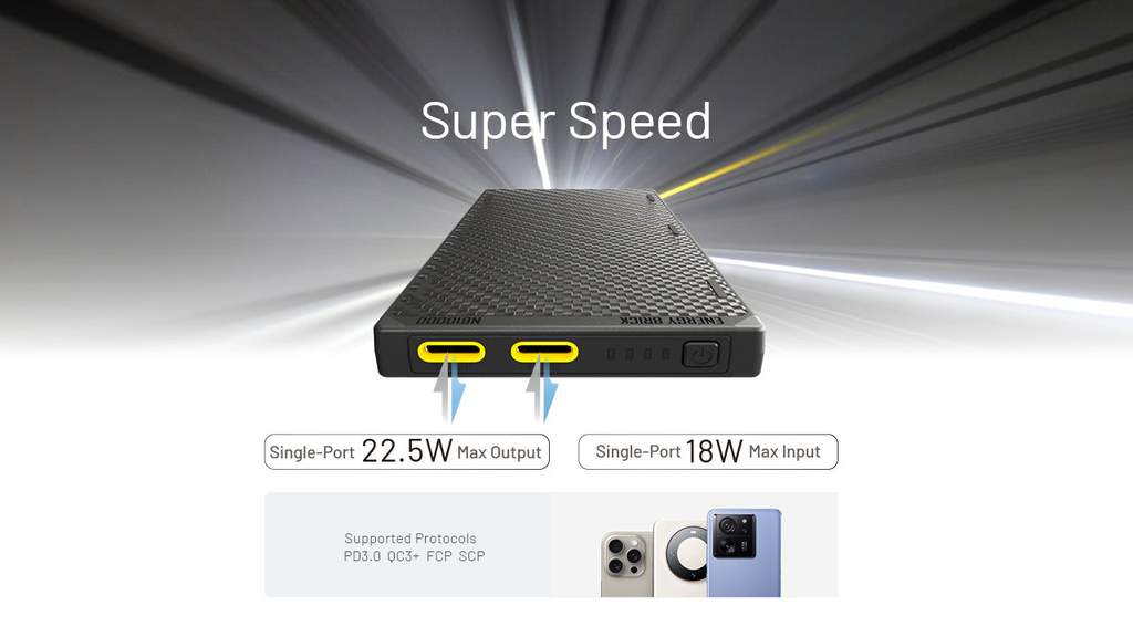 NITECORE NB10000 Gen 3 Ultra-Slim Power Bank 10000mAh