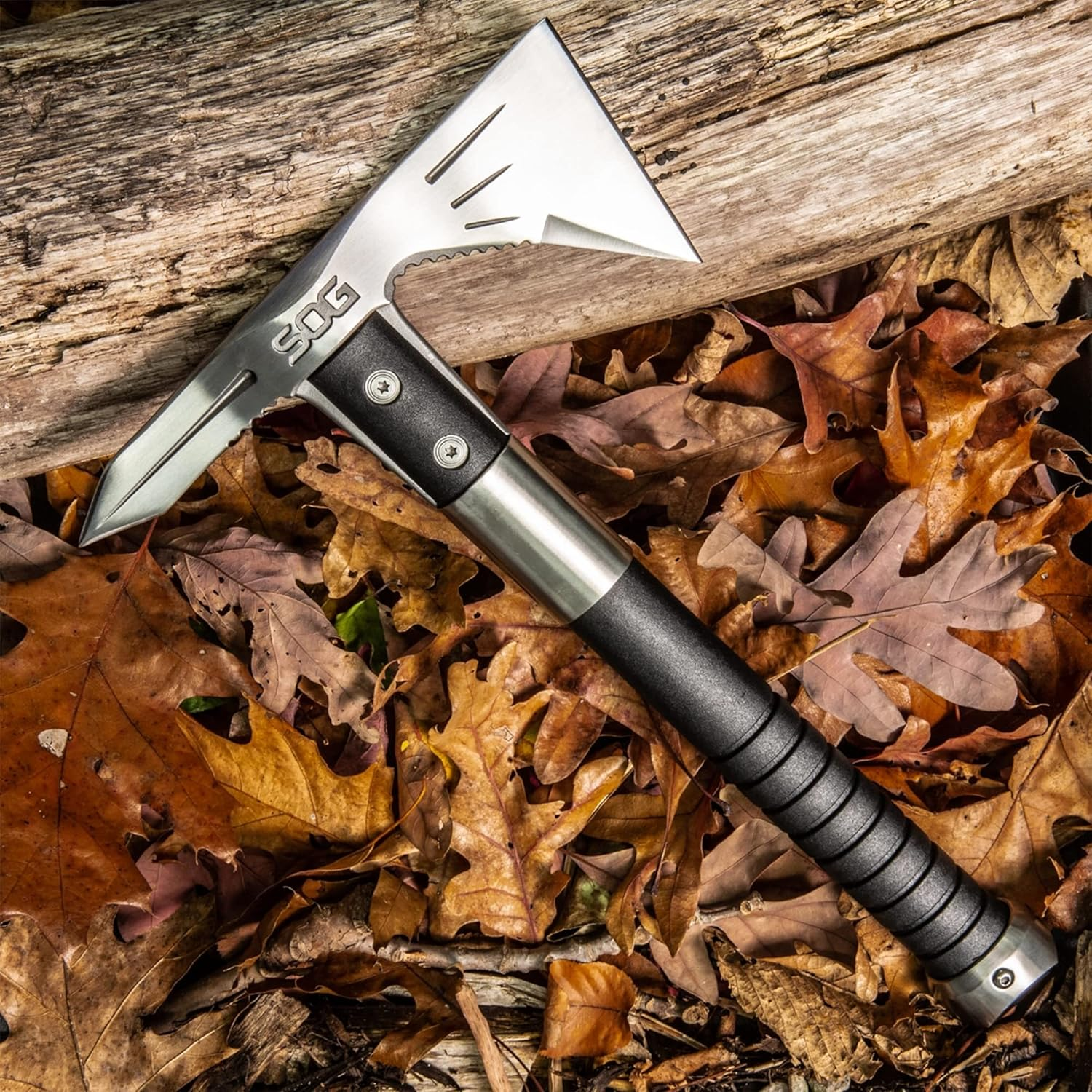 SOG Voodoo Hawk Mini Silver Survival Tactical Axe