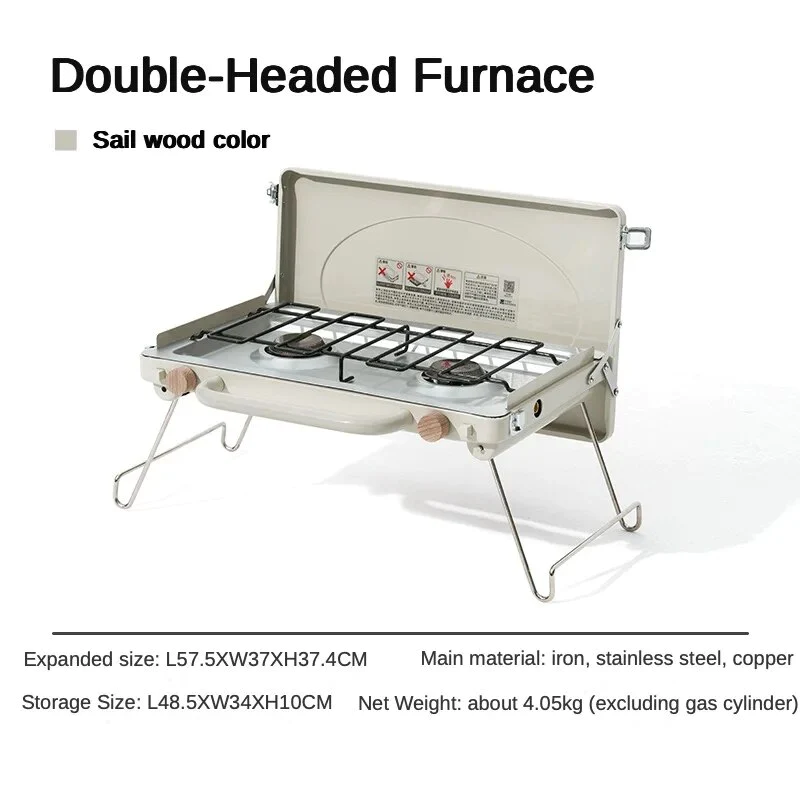 MOBI GARDEN Double-Headed Burner Gas Stove