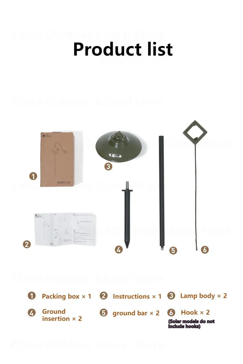 MOBI GARDEN Star Wish Ground Plug Light – Pack of 2