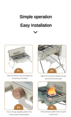 MOBI GARDEN Double-Headed Burner Gas Stove