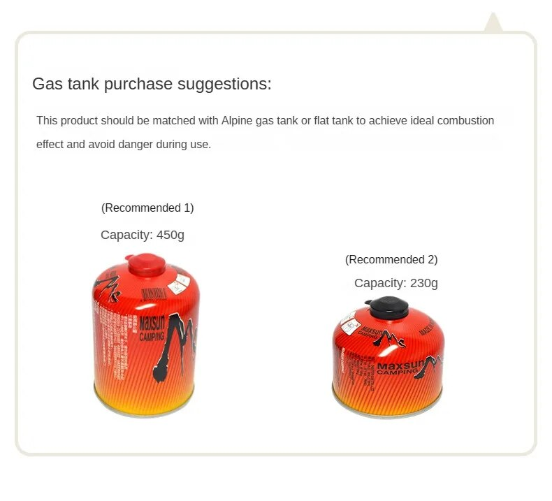 MOBI GARDEN Double-Headed Burner Gas Stove
