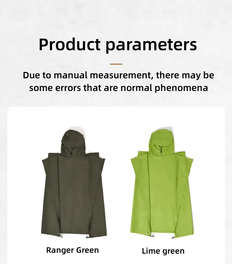 MOBI GARDEN Multifunctional Raincoat 3-in-1