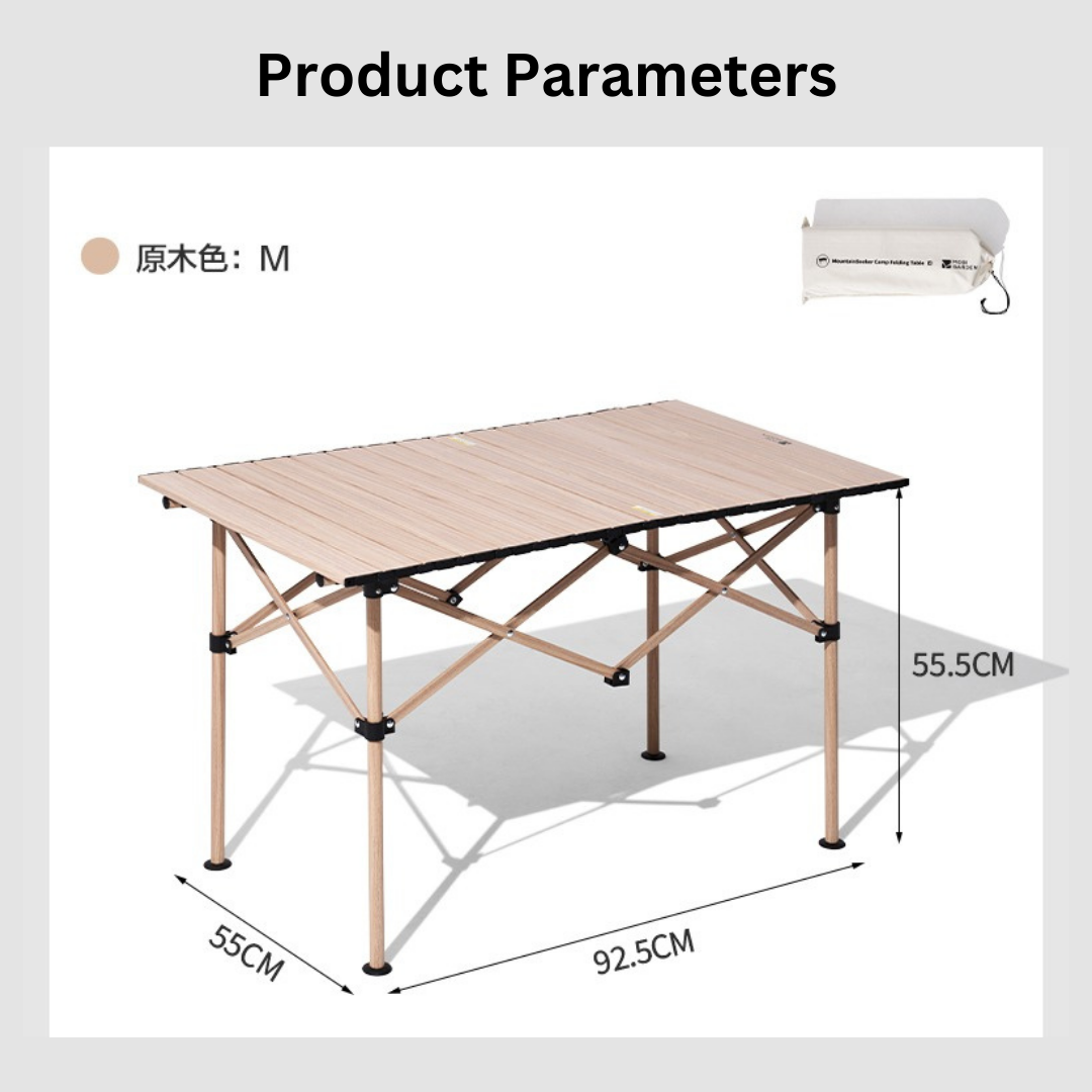 MOBI GARDEN Folding Egg Roll Table