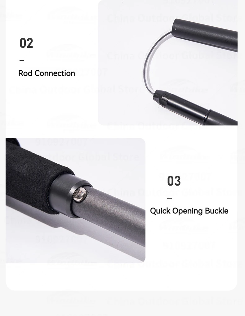 MOBI GARDEN Carbon Fiber Trekking Poles