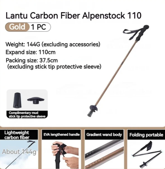 MOBI GARDEN Carbon Fiber Trekking Poles