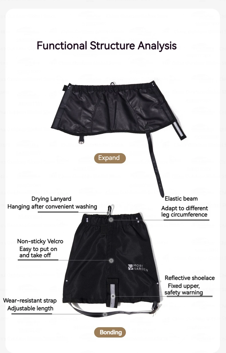 MOBI GARDEN WildJourney Waterproof Gaiters