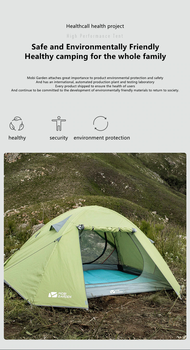 MOBI GARDEN Double Layer 3P Camping Tent