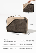 MOBI GARDEN Travel Storage Bag Packing Cube – L