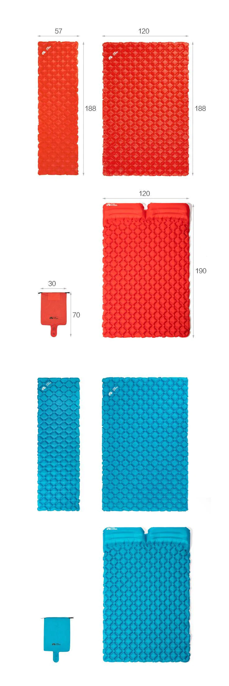 MOBI GARDEN Libra Air Cushion 1P Sleeping Pad