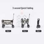 MOBI GARDEN Camping Trolley Wagon 100L