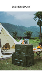 MOBI GARDEN Folding Camping Storage Box 80L