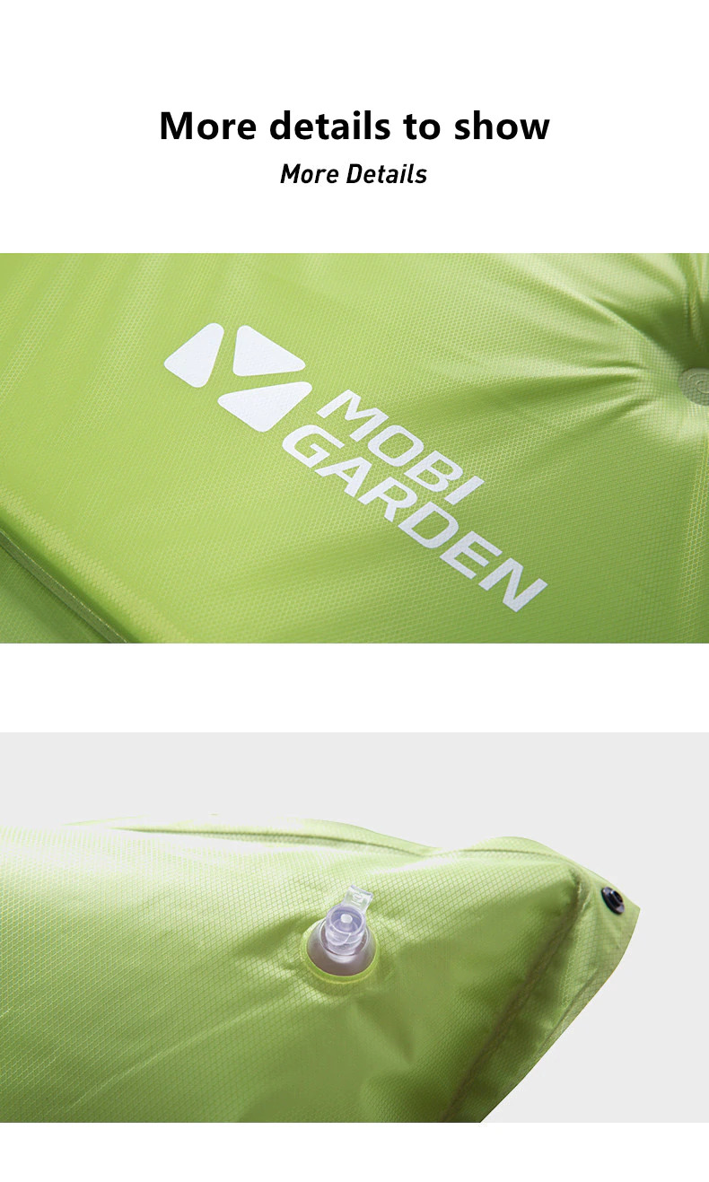 MOBI GARDEN 6CM Double Automatic Inflatable Sleeping Pad