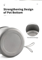 MOBI GARDEN Titanium Single Pot 800ml