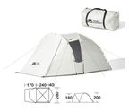 MOBI GARDEN Back Room Tent 4P Oxford Series