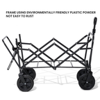 MOBI GARDEN Openable Folding Wagon Cart 100L