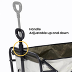 MOBI GARDEN Openable Folding Wagon Cart 100L