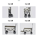 MOBI GARDEN Openable Folding Wagon Cart 100L