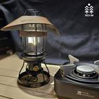 MOBI GARDEN Vintage Multi-Function Hanging Camp Lamp