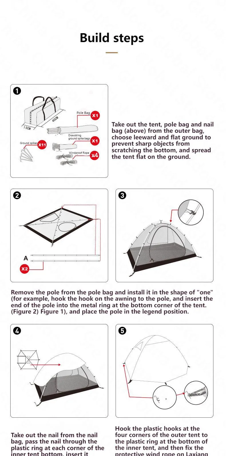 MOBI GARDEN Sunny Tent 2P