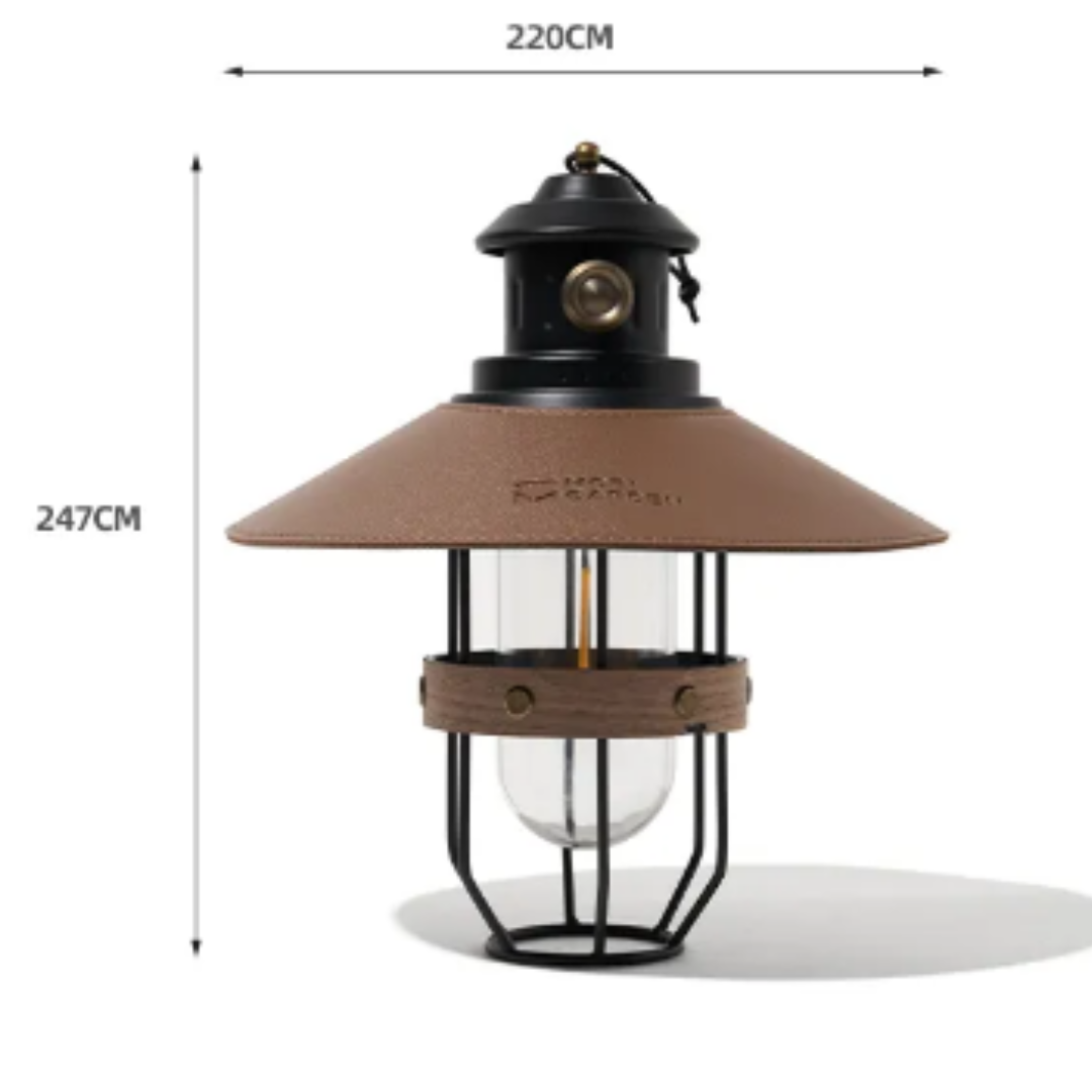 MOBI GARDEN Vintage Multi-Function Hanging Camp Lamp