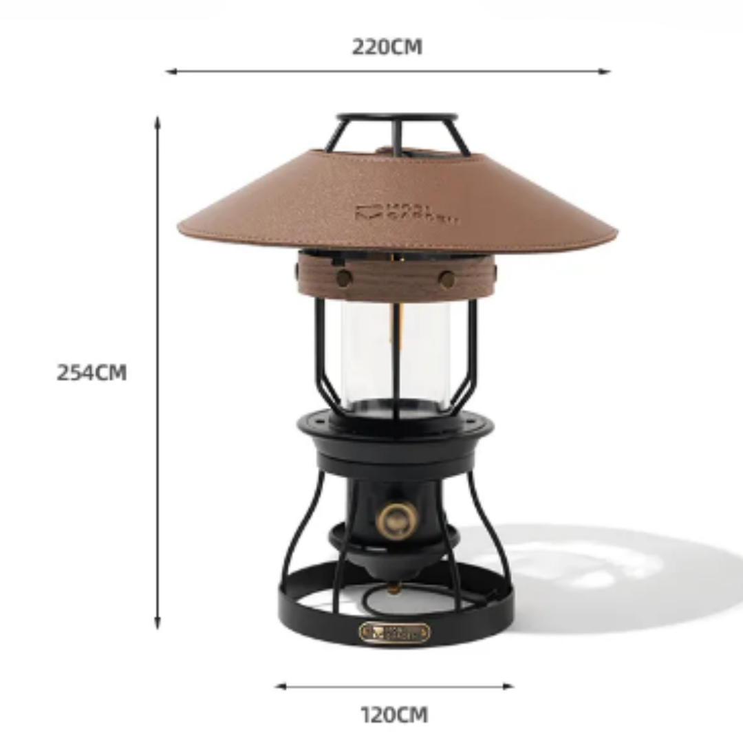 MOBI GARDEN Vintage Multi-Function Hanging Camp Lamp