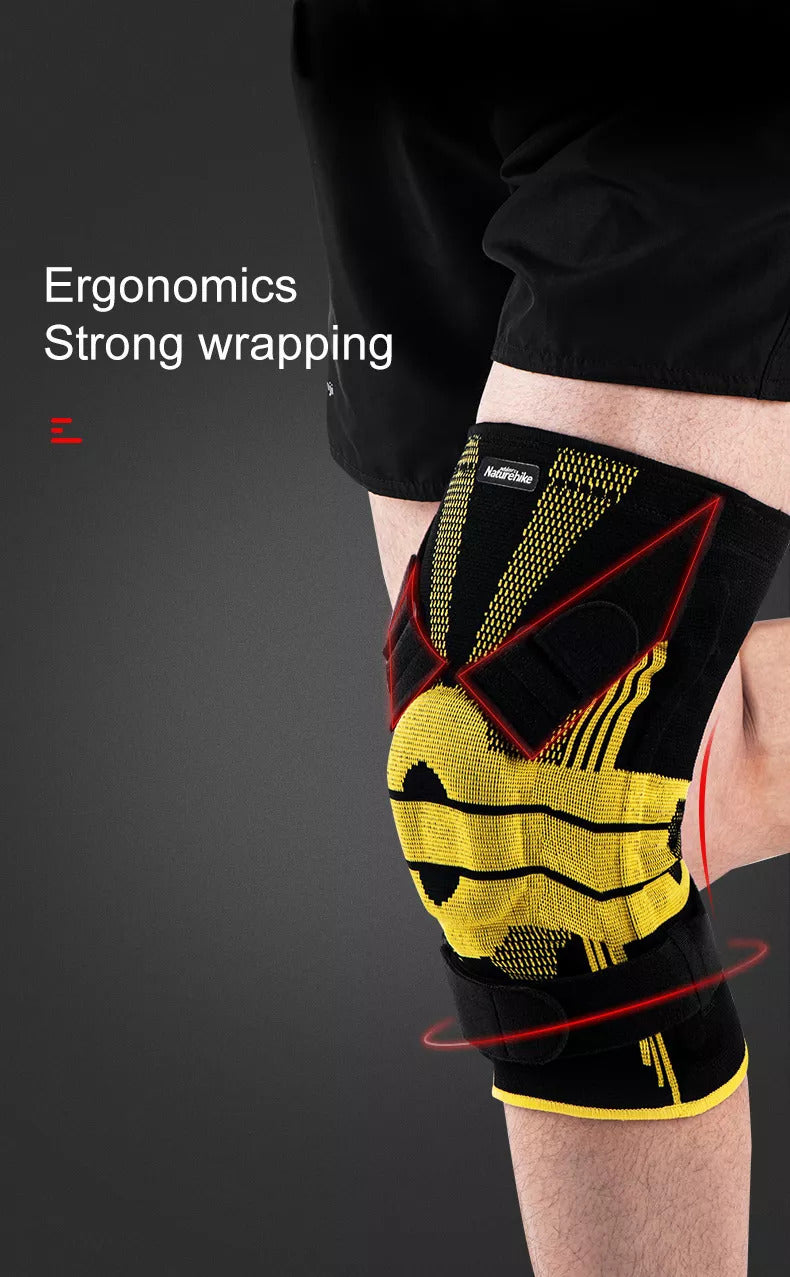 NATUREHIKE Professional Stabilize Patella Knee Support Silicone Spring Knee Pads