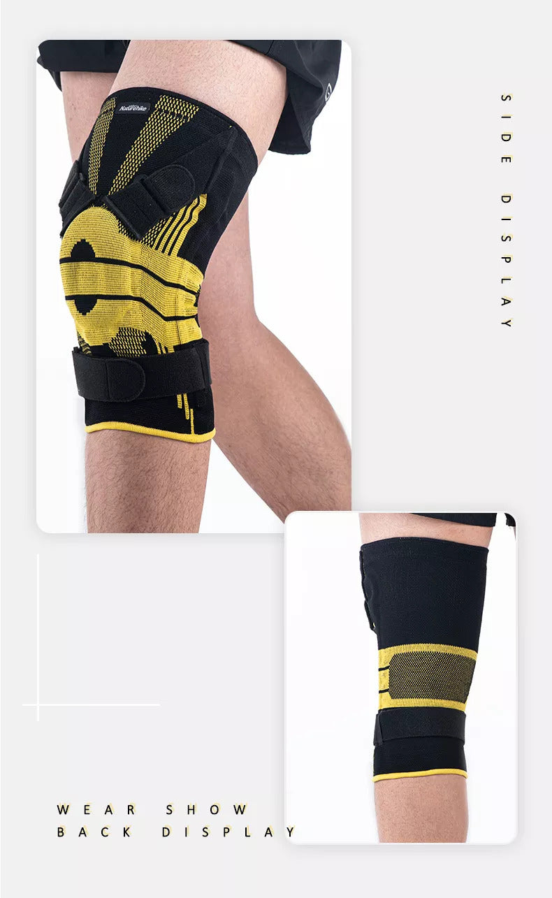 NATUREHIKE Professional Stabilize Patella Knee Support Silicone Spring Knee Pads