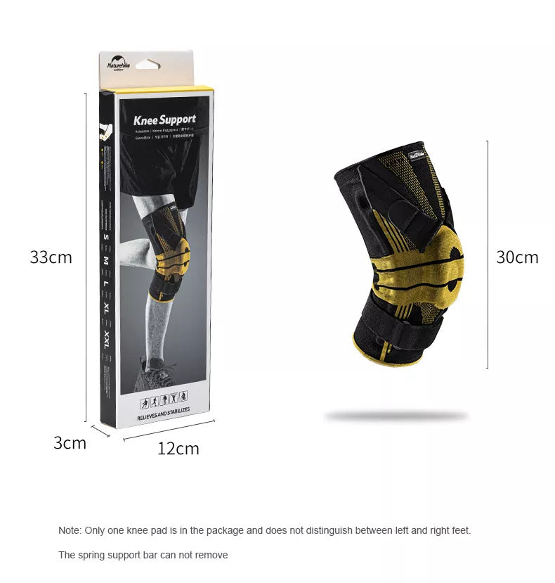 NATUREHIKE Professional Stabilize Patella Knee Support Silicone Spring Knee Pads