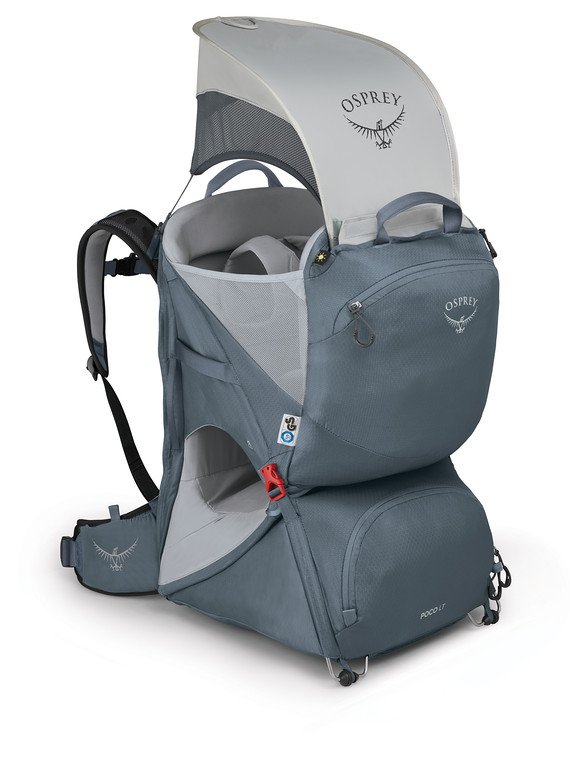 Osprey Poco LT Child Carrier Ideal for Tight Stores, Busy Sidewalks & Shorter Hikes