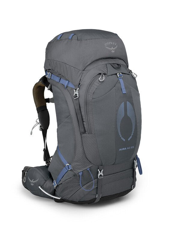 Osprey Aura AG 65 Women's Backpacking Outdoor Camping Hiking Travel Backpack